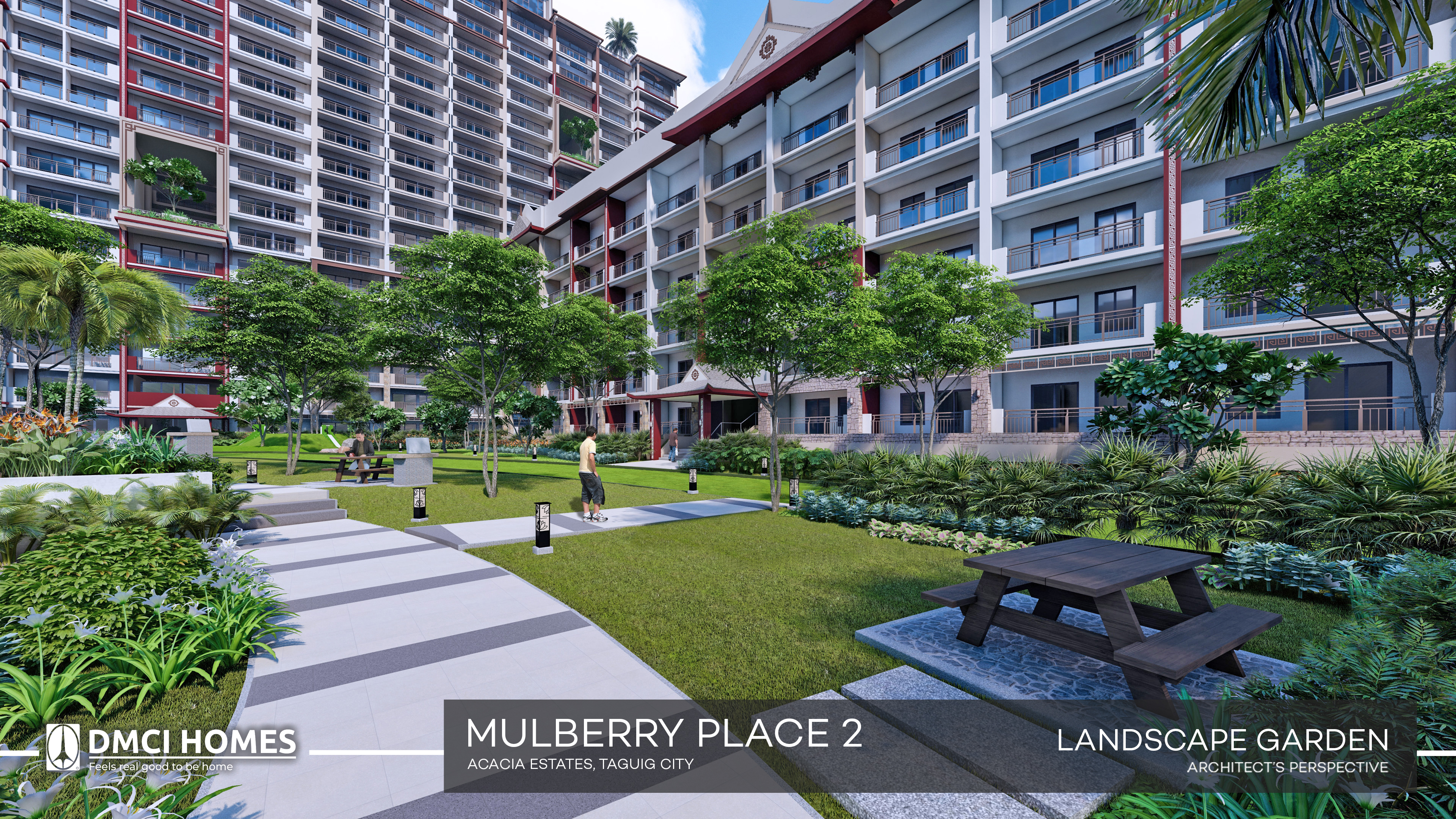DMCI Homes open garden and amenity space